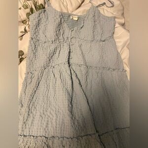 Aéropostale Solid V-Neck Textured Babydoll Dress
XL
Light Blue